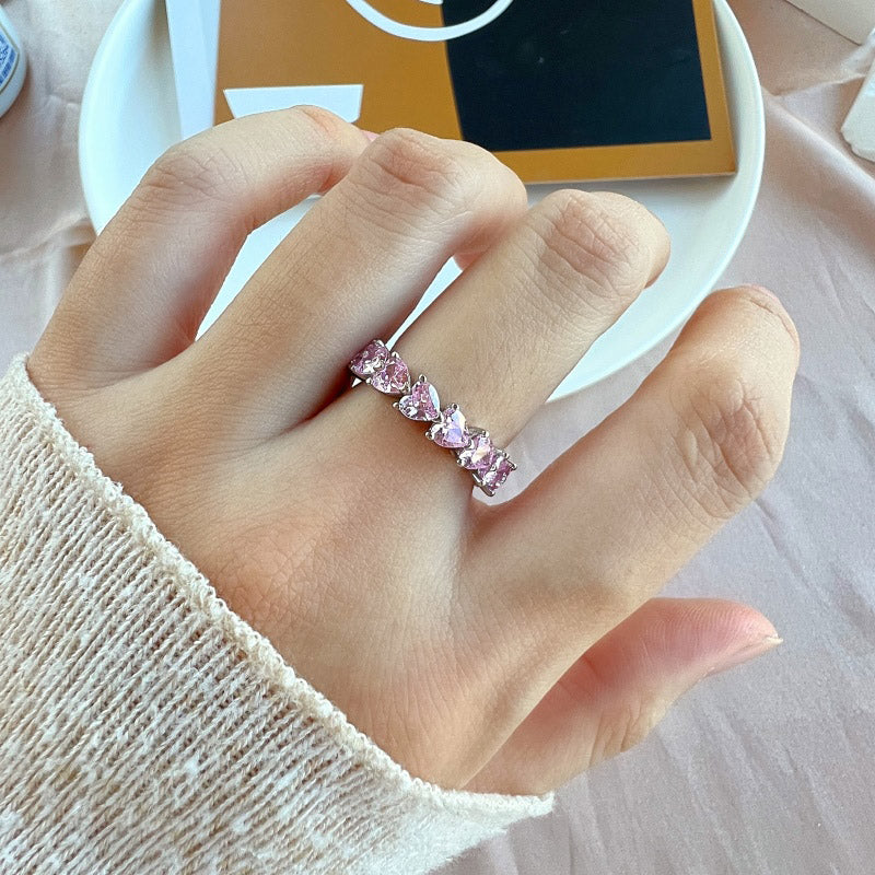 LOVELY gyűrű (rózsaszín)